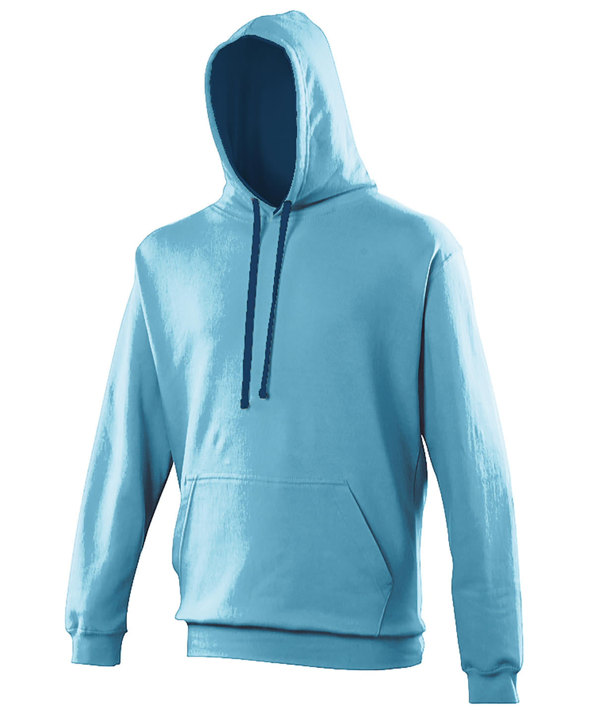 AWDis Just Hoods Varsity Hoodie - Hawaiian Blue/Oxford Navy