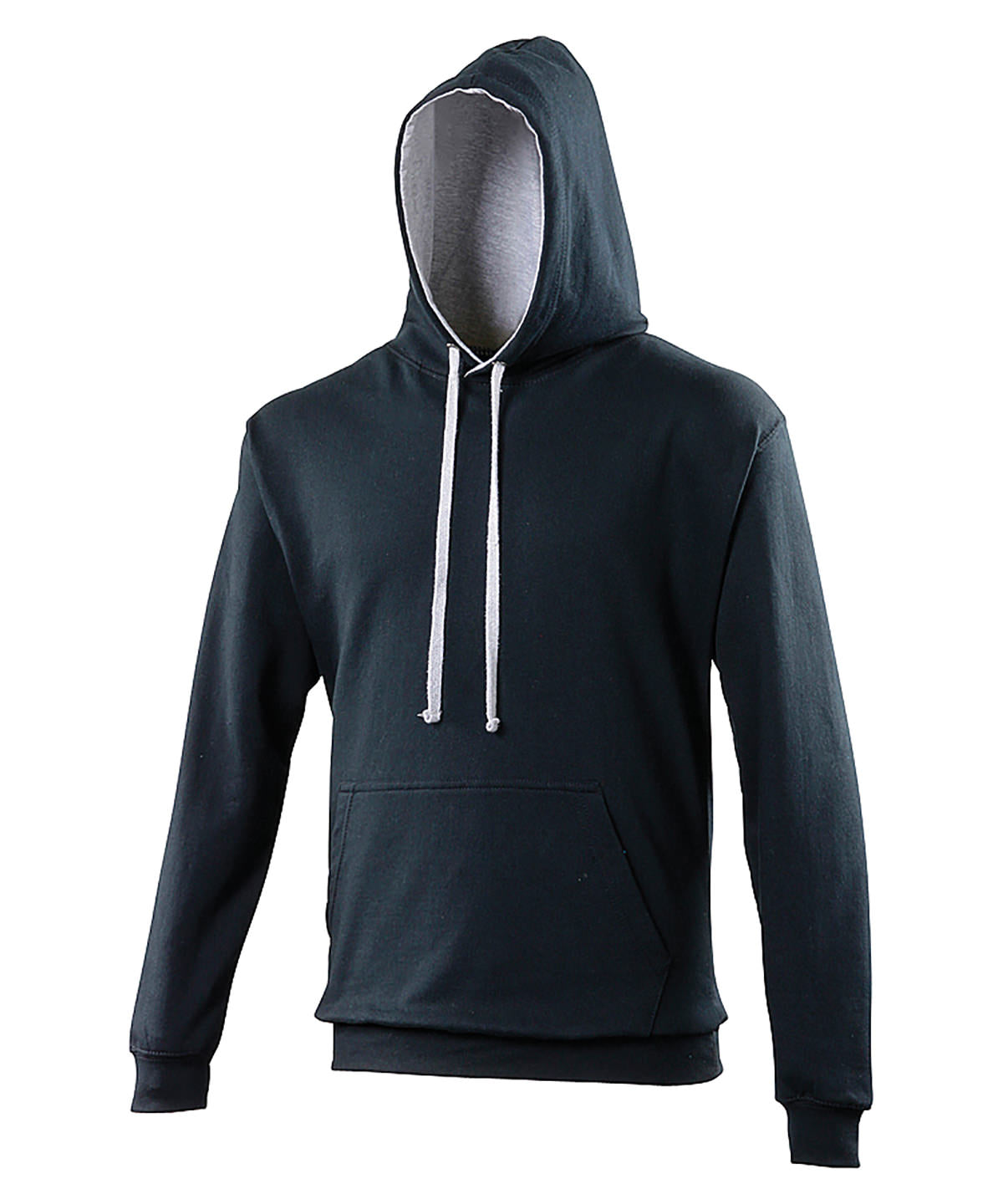 AWDis Just Hoods Varsity Hoodie - New French Navy/Heather Grey△