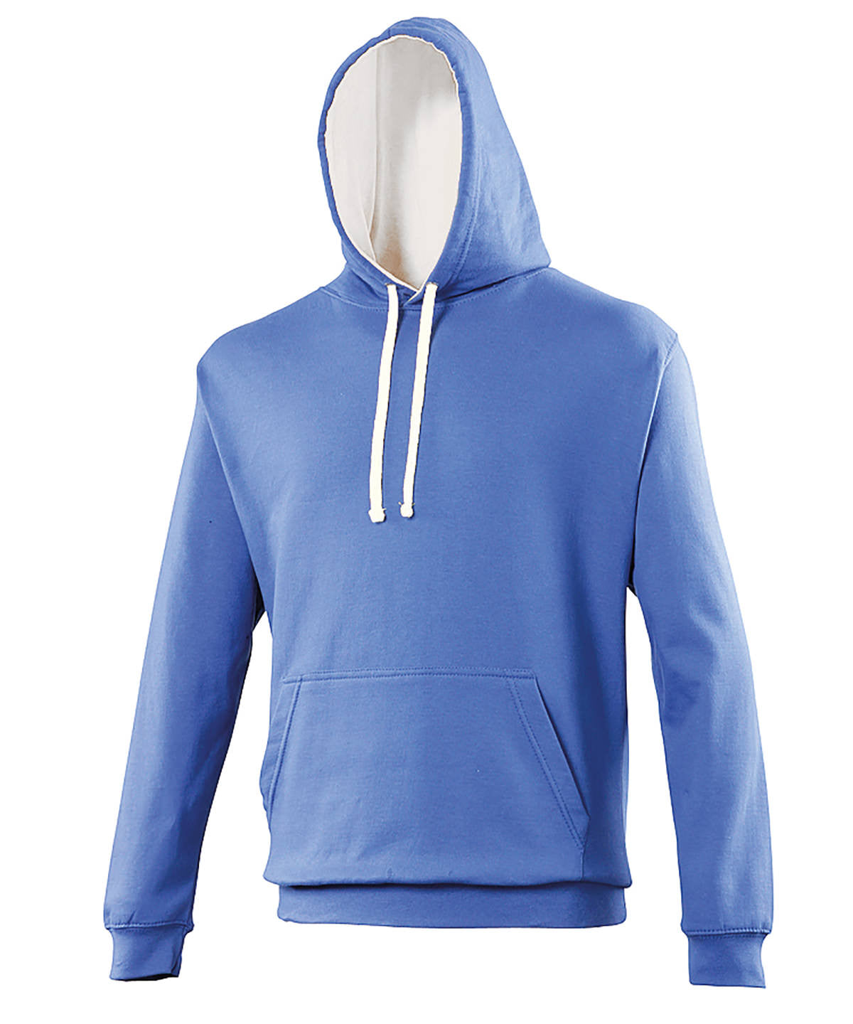 AWDis Just Hoods Varsity Hoodie - Royal Blue/Arctic White