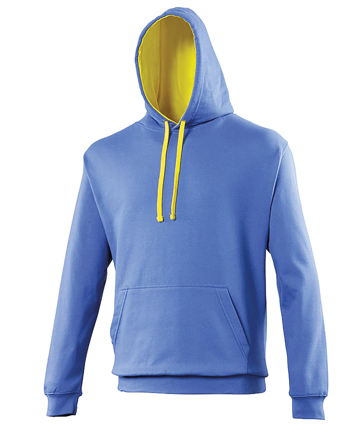 AWDis Just Hoods Varsity Hoodie - Royal/Sun Yellow