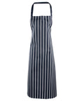 Premier Striped Bib Apron - Navy/White
