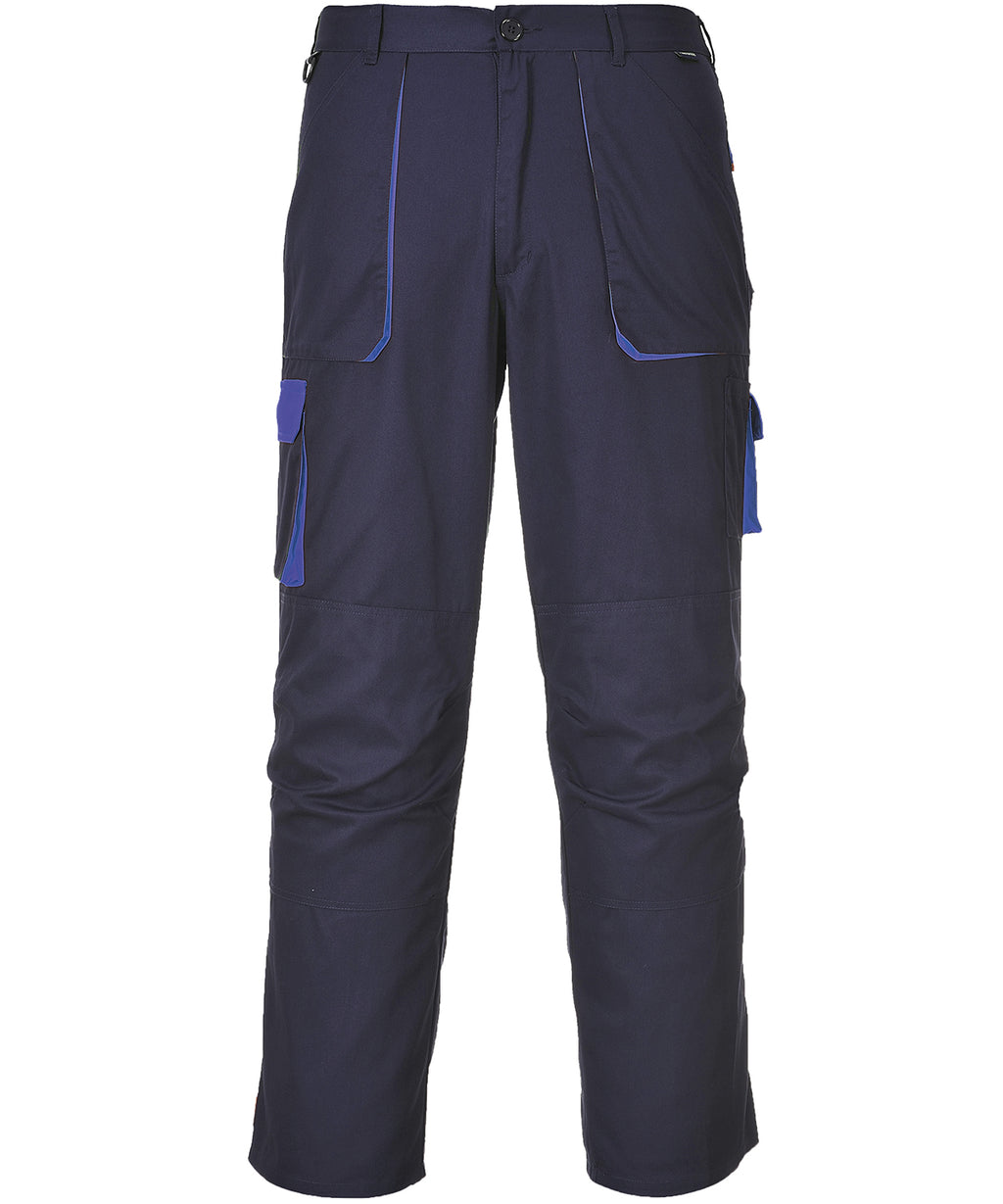 Portwest Texo Contrast Trousers (TX11) - Navy/Royal