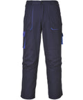 Portwest Texo Contrast Trousers (TX11) - Navy/Royal