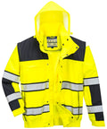Portwest Hi-vis Classic Bomber Jacket (C466) - Yellow/Black