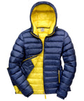 Result Urban Outdoor Women's Urban Snow Bird Hooded Jacket - Navy/Yellow