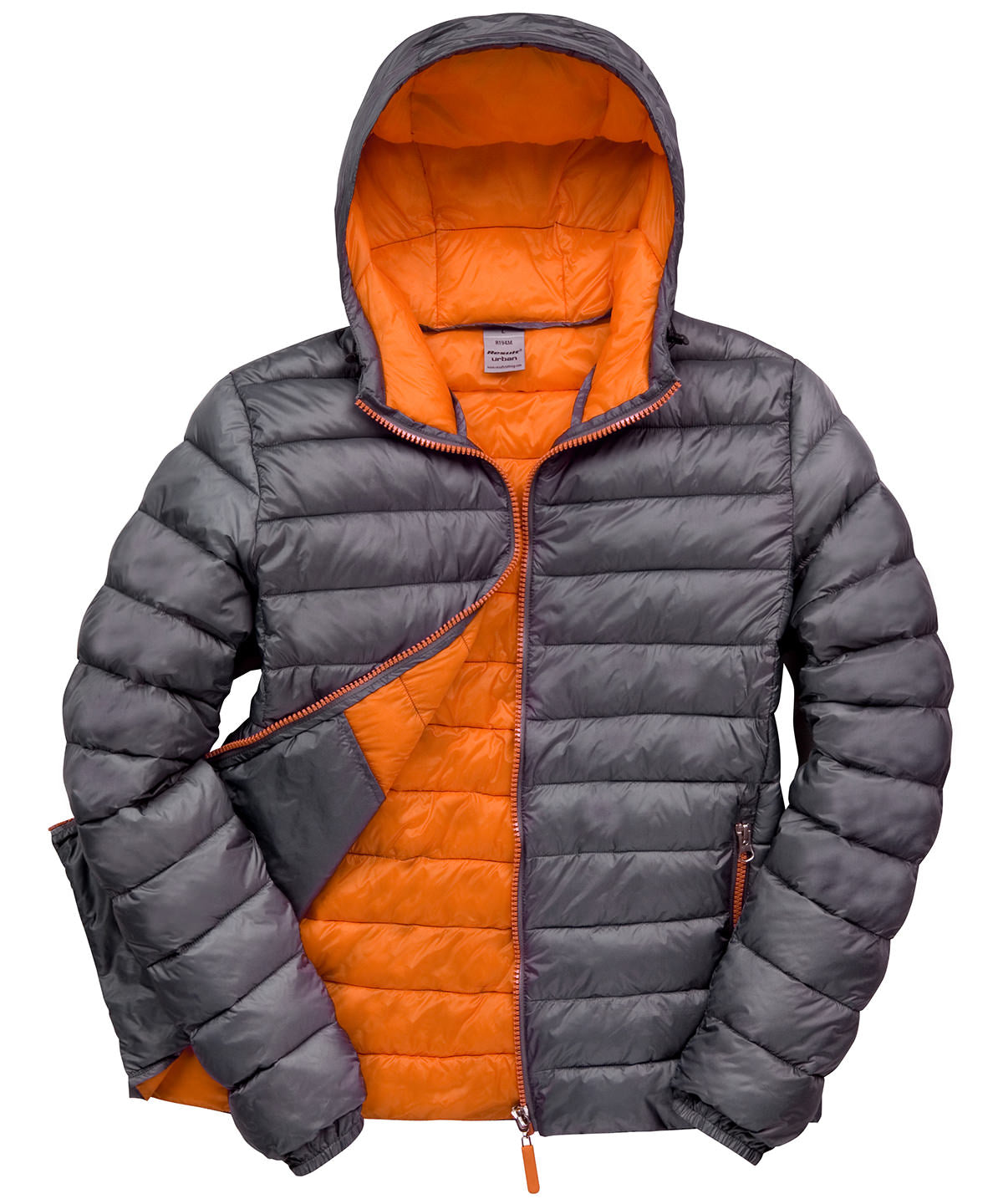 Result Urban Outdoor Urban Snow Bird Hooded Jacket - Grey/Orange