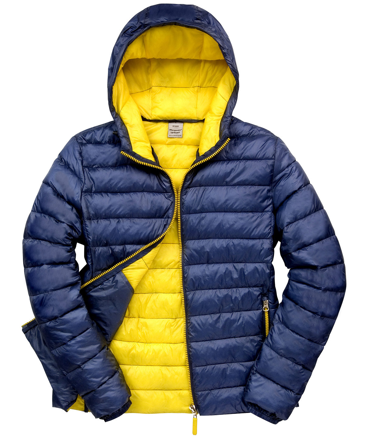 Result Urban Outdoor Urban Snow Bird Hooded Jacket - Navy/Yellow