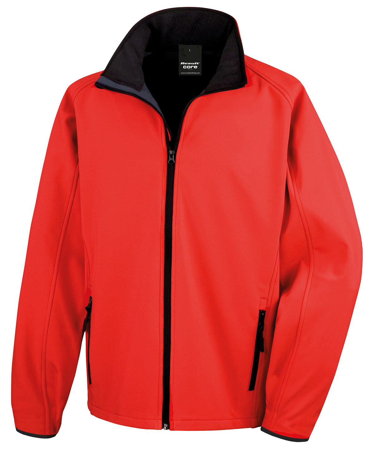 Result Core Core Printable Softshell Jacket - Red/Black