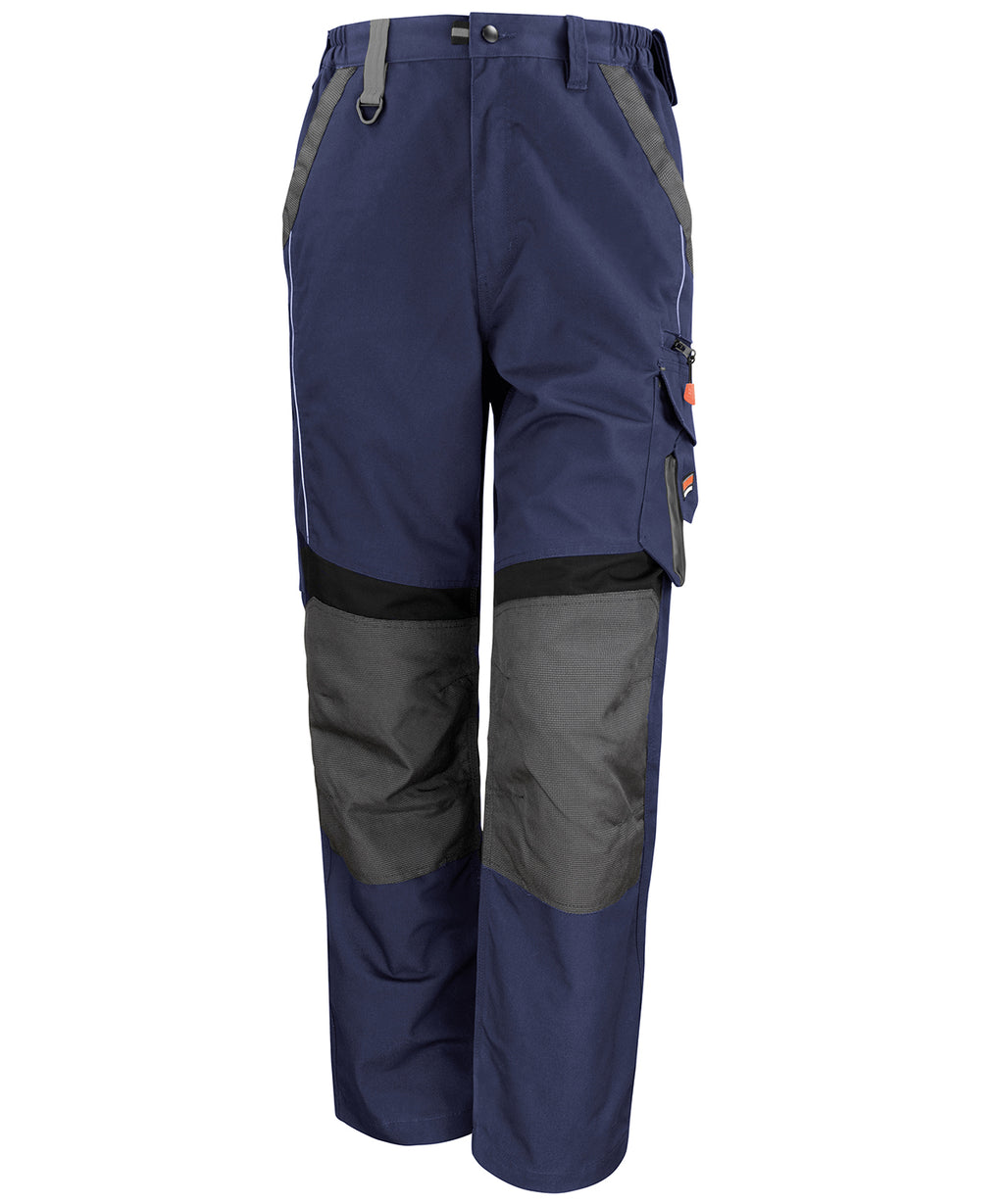 Result Workguard Work-Guard Technical Trousers - Navy/Black
