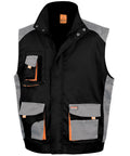 Result Workguard Work-Guard Lite Gilet - Black/Grey/Orange