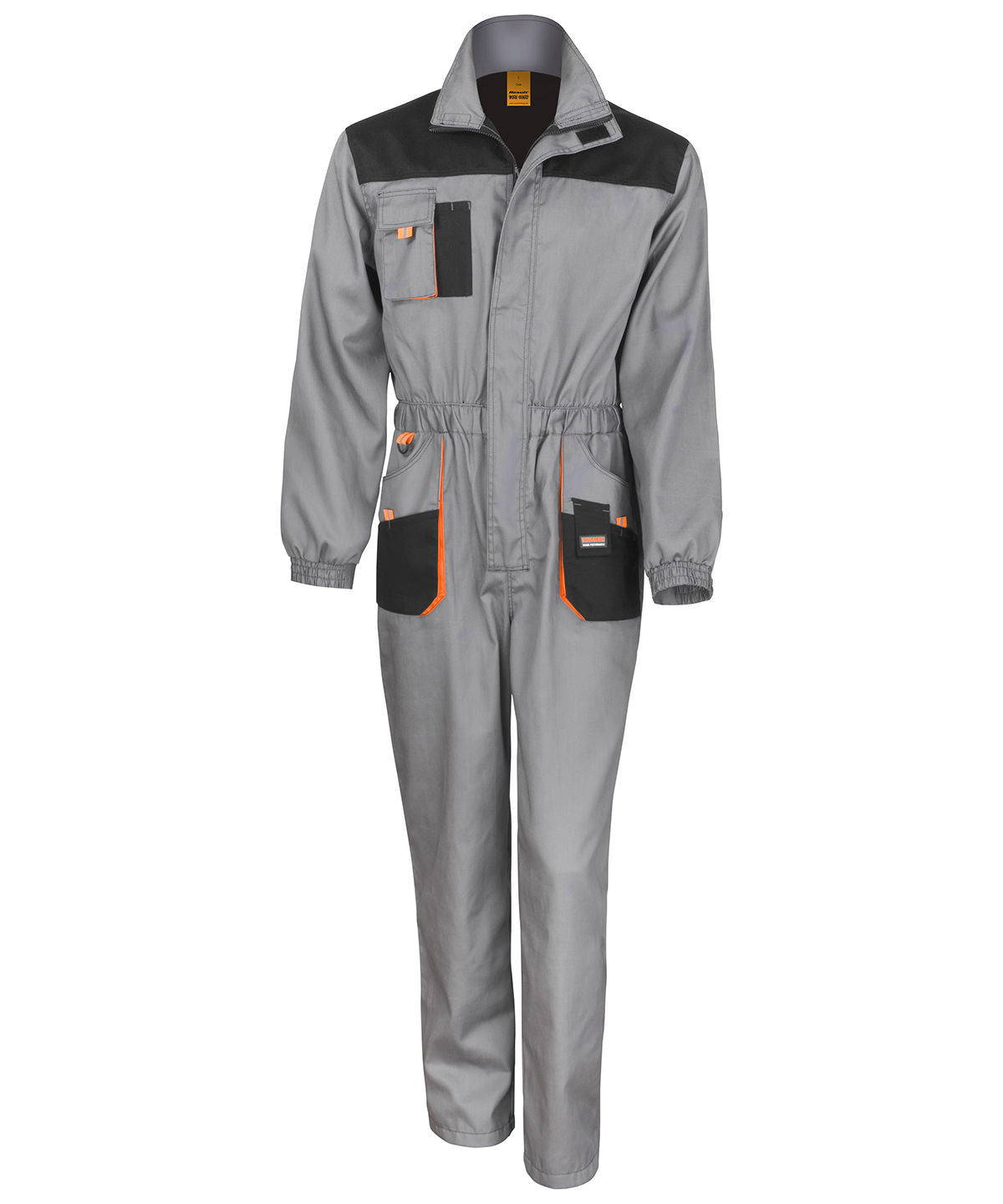 Result Workguard Work-Guard Lite Coverall - Grey/Black/Orange
