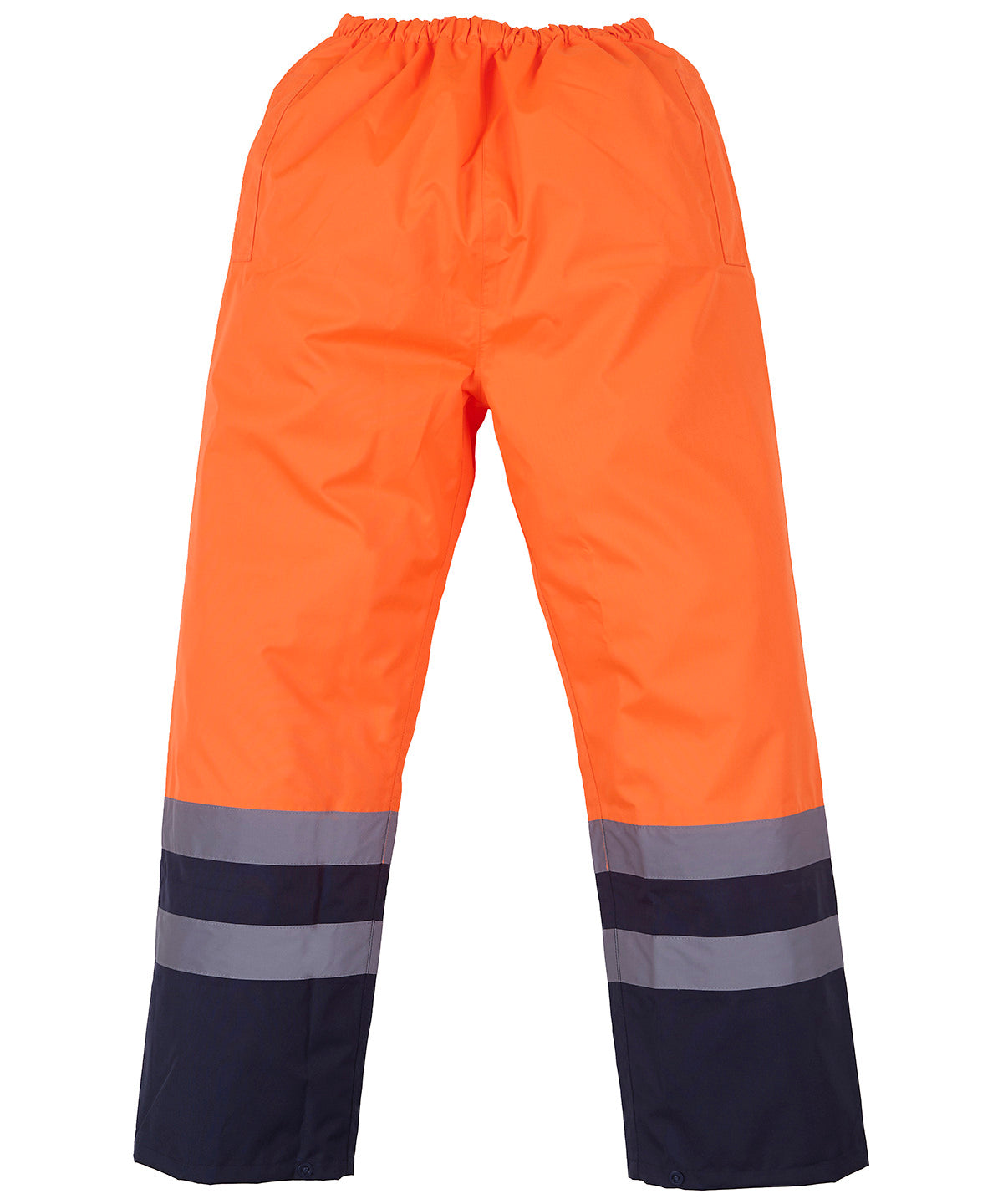 Yoko Hi-vis Waterproof Overtrousers (HVS463) - Orange/Navy