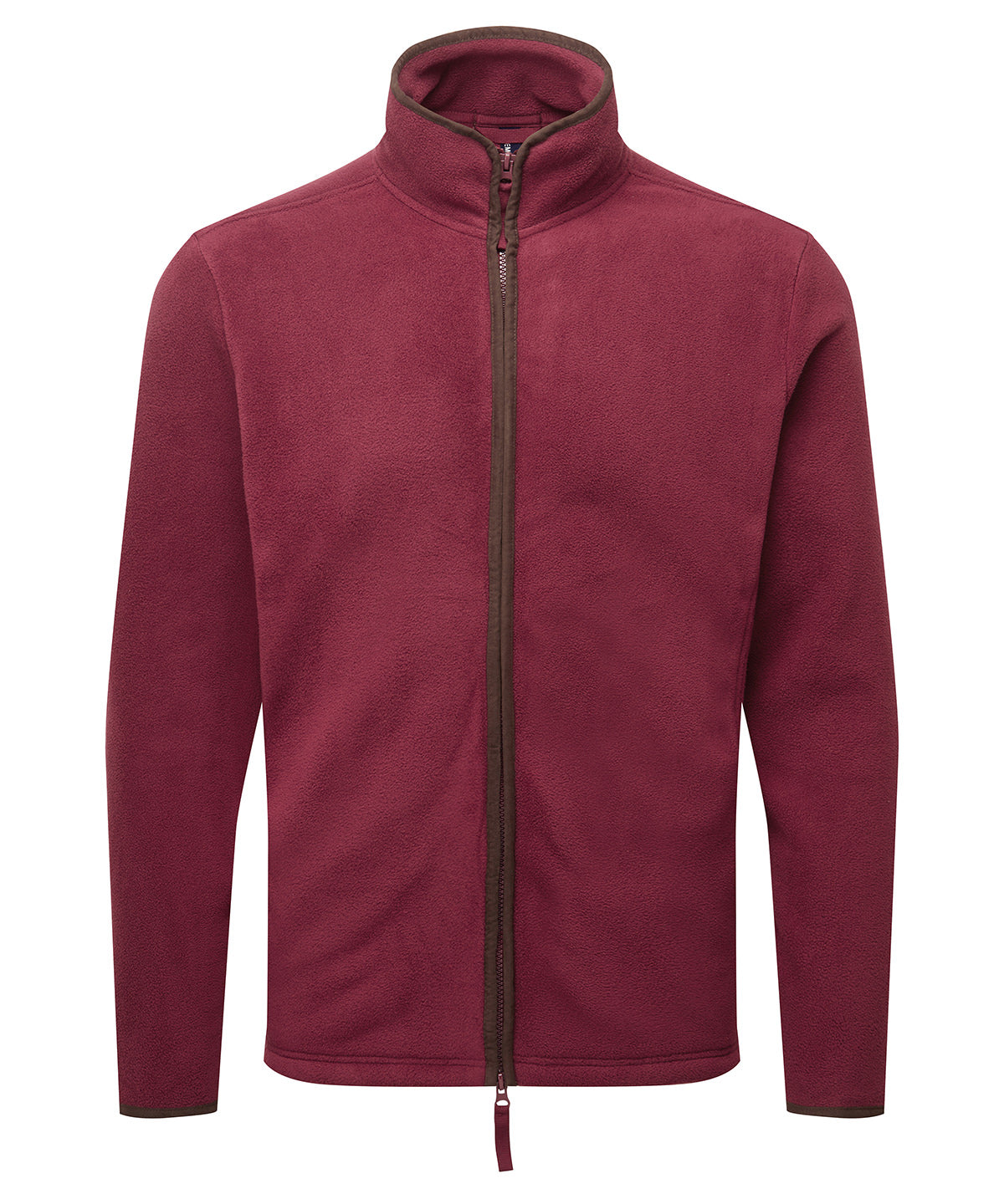 Premier Artisan Fleece Jacket - Burgundy/Brown