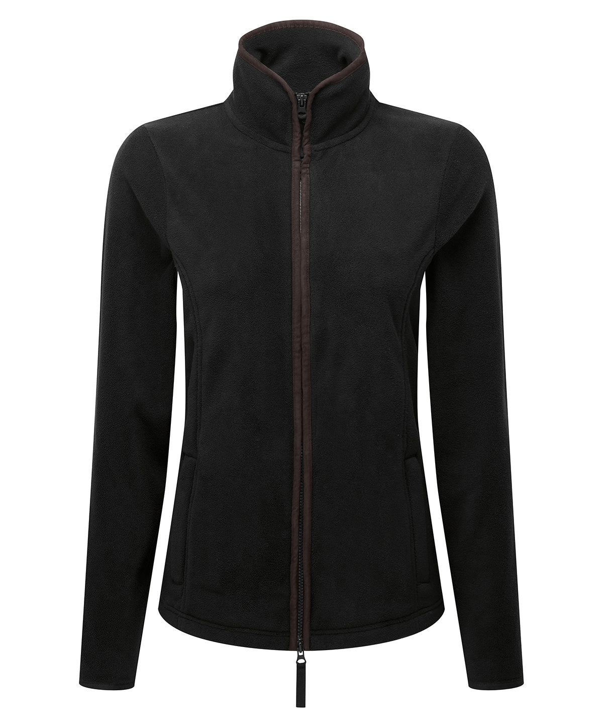 Premier Women’s Artisan Fleece Jacket - Black/Brown