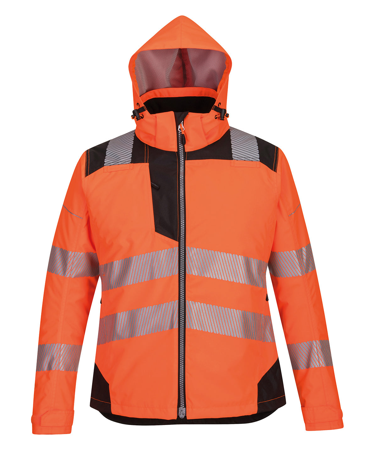 Portwest Women’s PW3 Hi-vis Winter Jacket (PW382) - Orange/Black