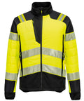 Portwest PW3 Hi-vis Hybrid Baffle Jacket (T170) - Yellow/Black