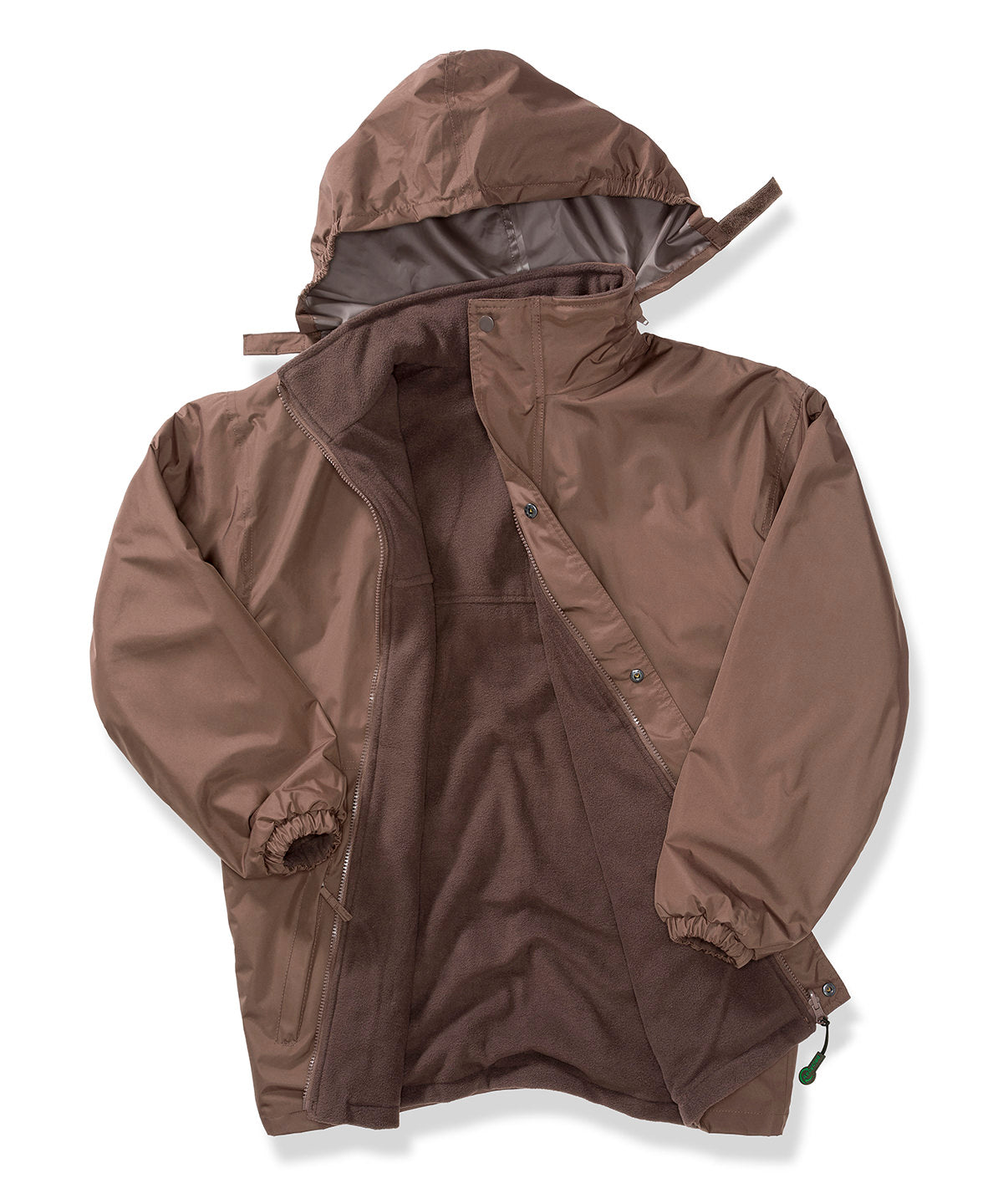 Result Recycled StormDri 6000 Coat - Brown/Brown