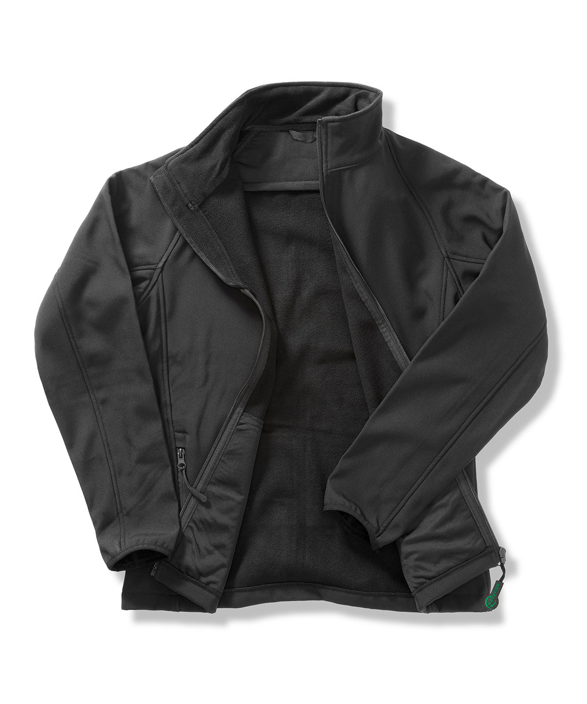 Result Core Women's Core Printable Softshell Jacket - Black/Black