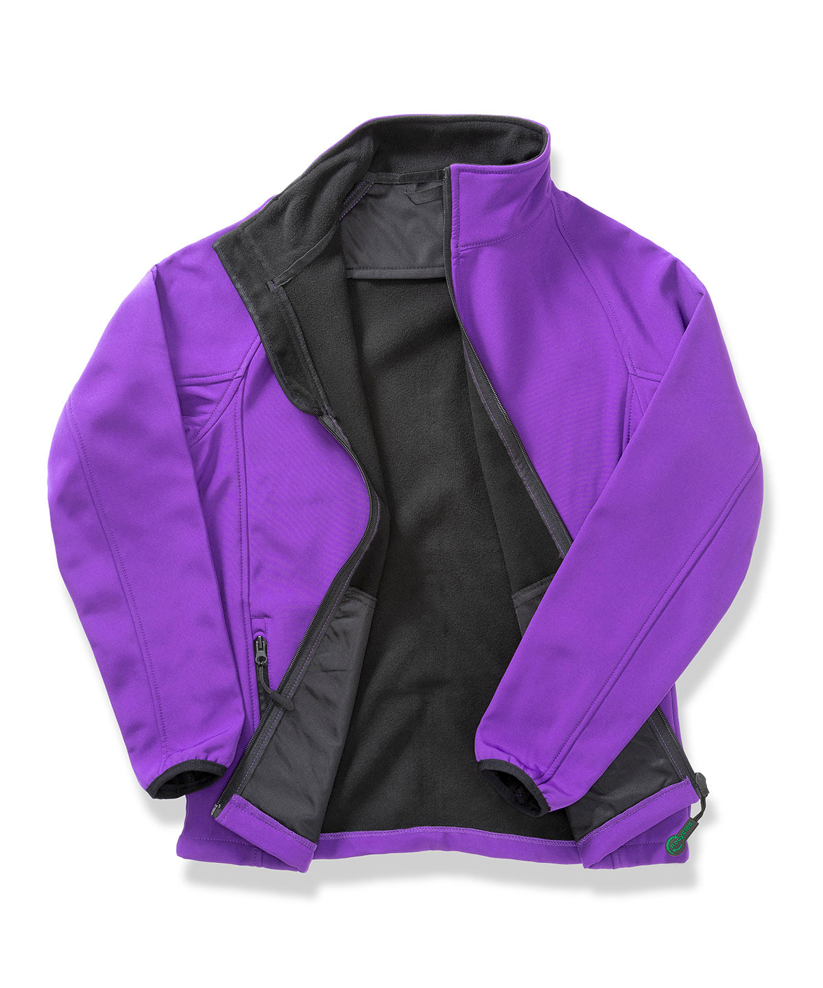 Result Core Women's Core Printable Softshell Jacket - Purple/Black