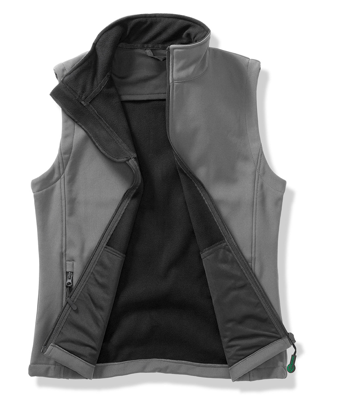 Result Core Women's Printable Softshell Bodywarmer - Charcoal/Black