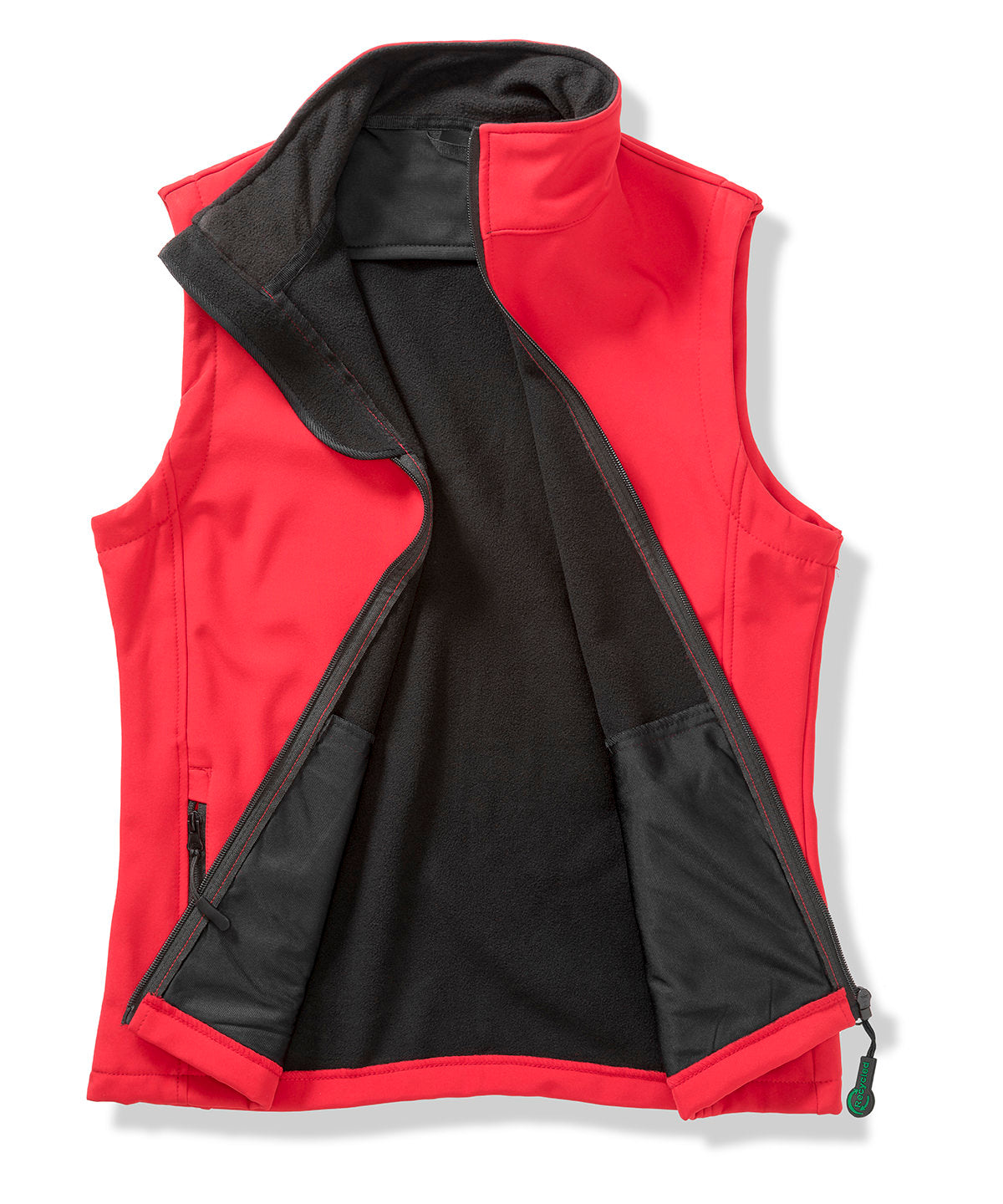 Result Core Women's Printable Softshell Bodywarmer - Red/Black