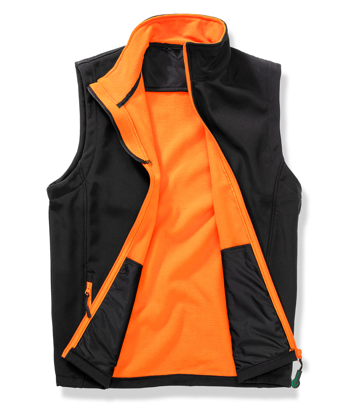 Result Core Printable Softshell Bodywarmer - Black/Orange