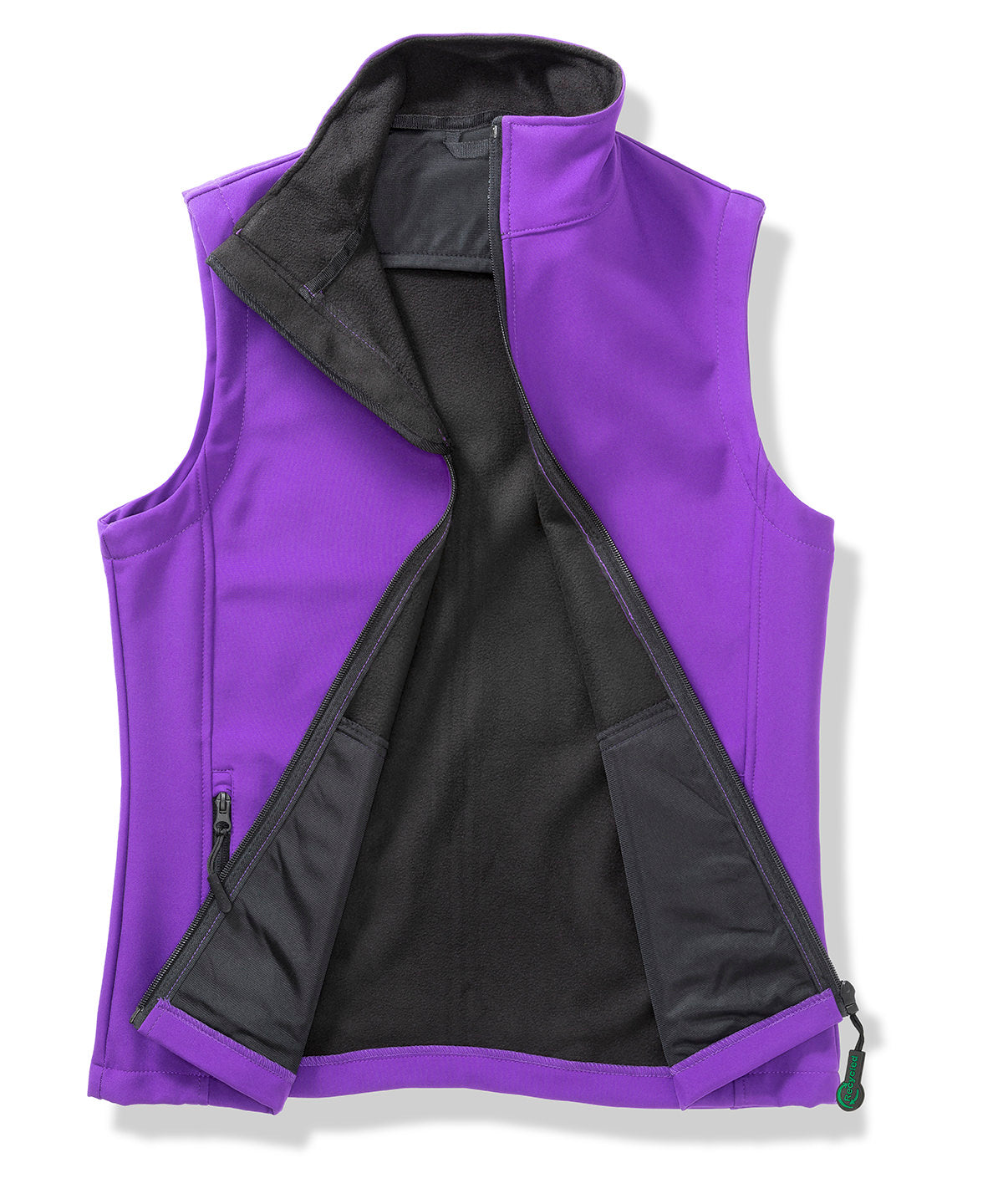 Result Core Printable Softshell Bodywarmer - Purple/Black