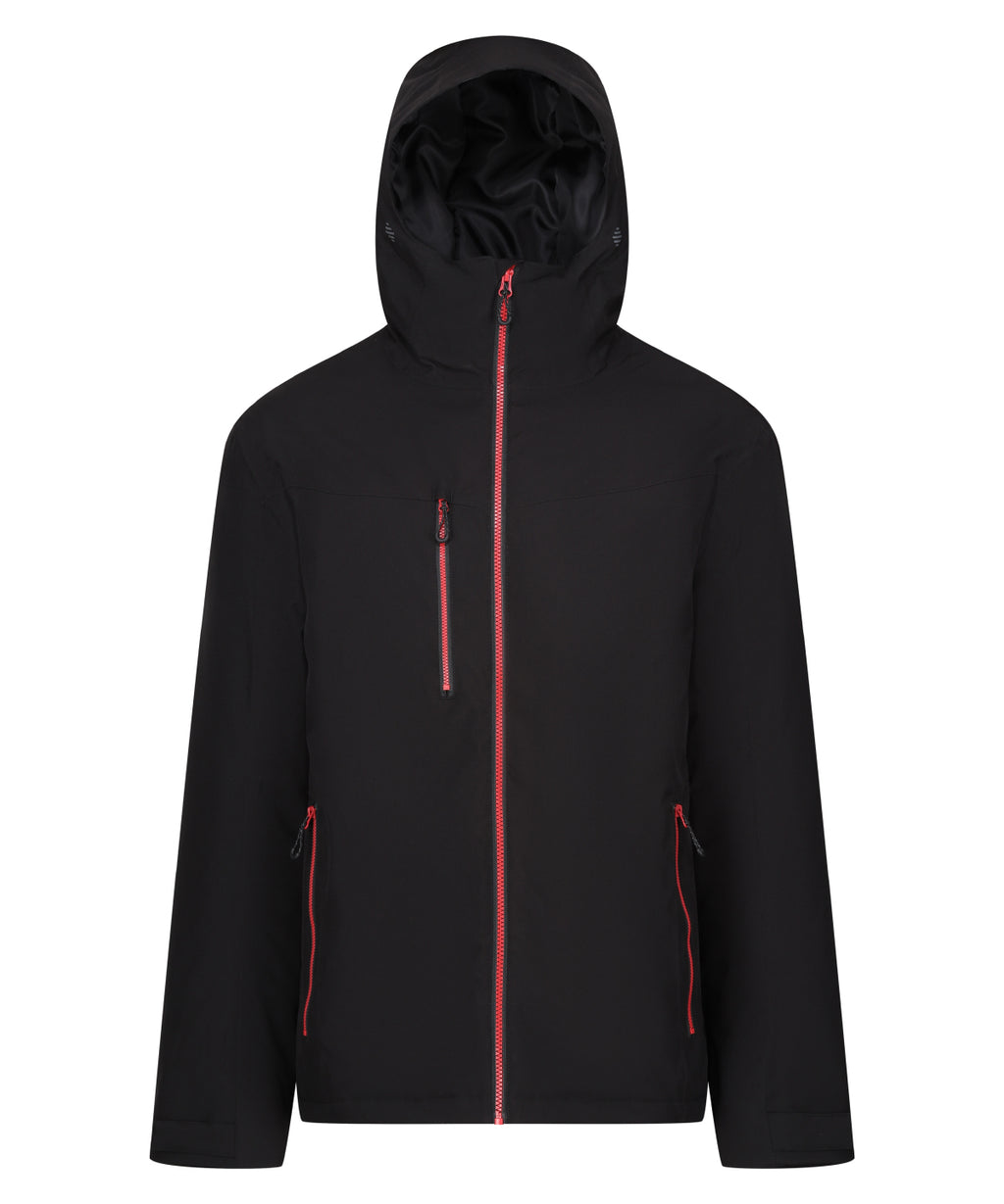 Regatta Professional Navigate Waterproof Insulated Jacket - Black/Classic Red