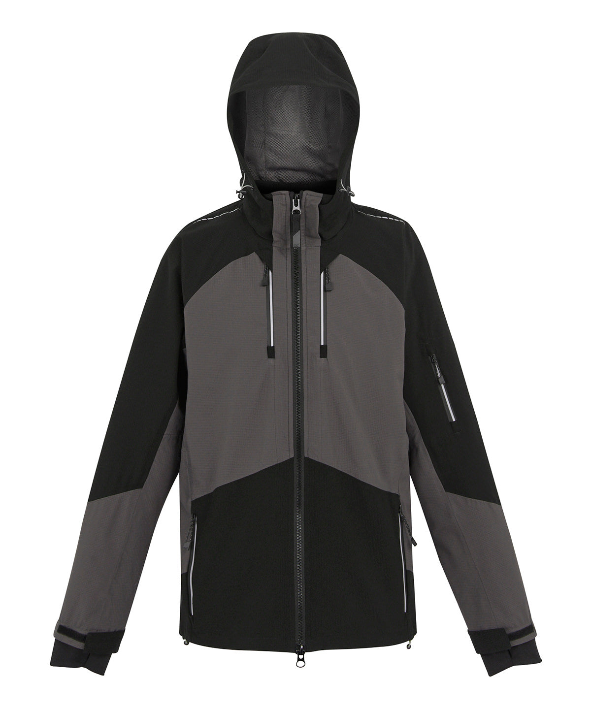 Regatta Professional 4-Tex Stretch Waterproof Shell Jacket - Slate Grey/Black