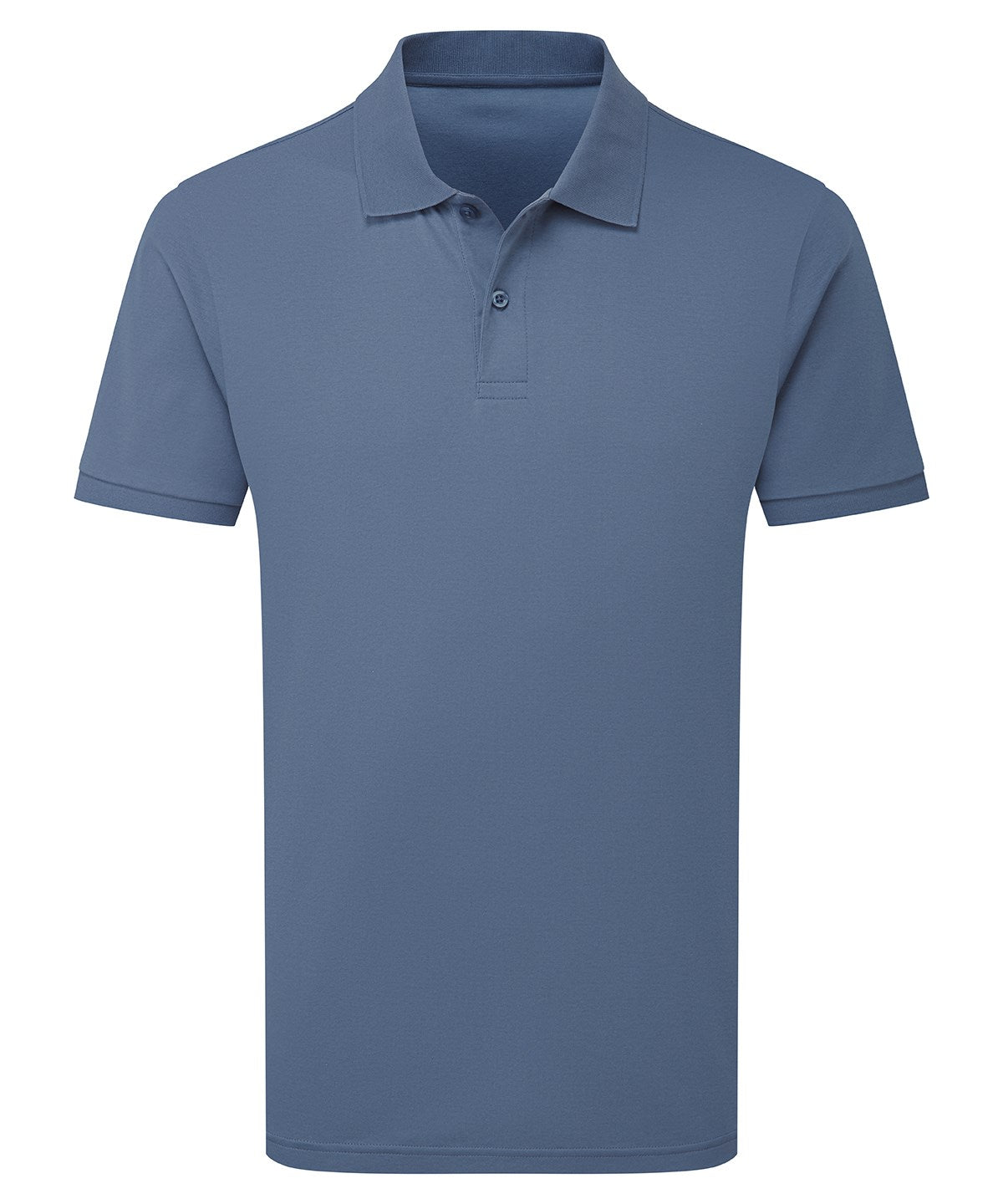 Premium Mercerised Polo - Blue Steel