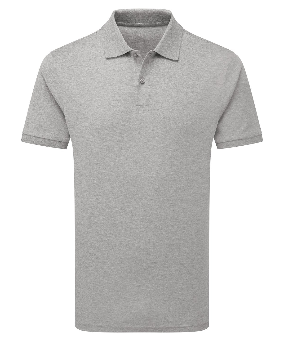 Premium Mercerised Polo - Heather Grey